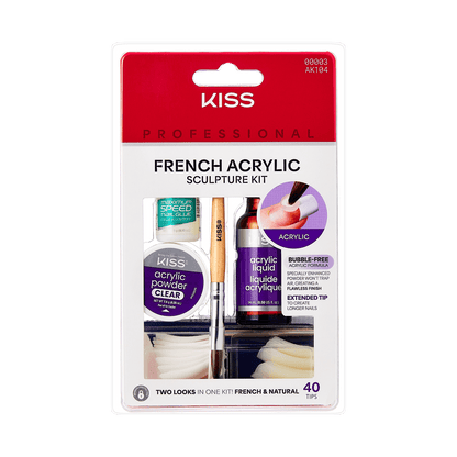KISS French Acrylic Sculpture Kit – French &amp; Natural