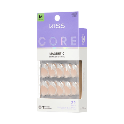 KISS CORE Magnetic Press On Glue Nails - Patchouli