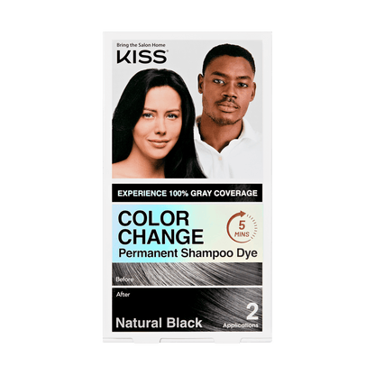 Color Change Shampoo Permanent Shampoo Dye Natural Black - Image 2