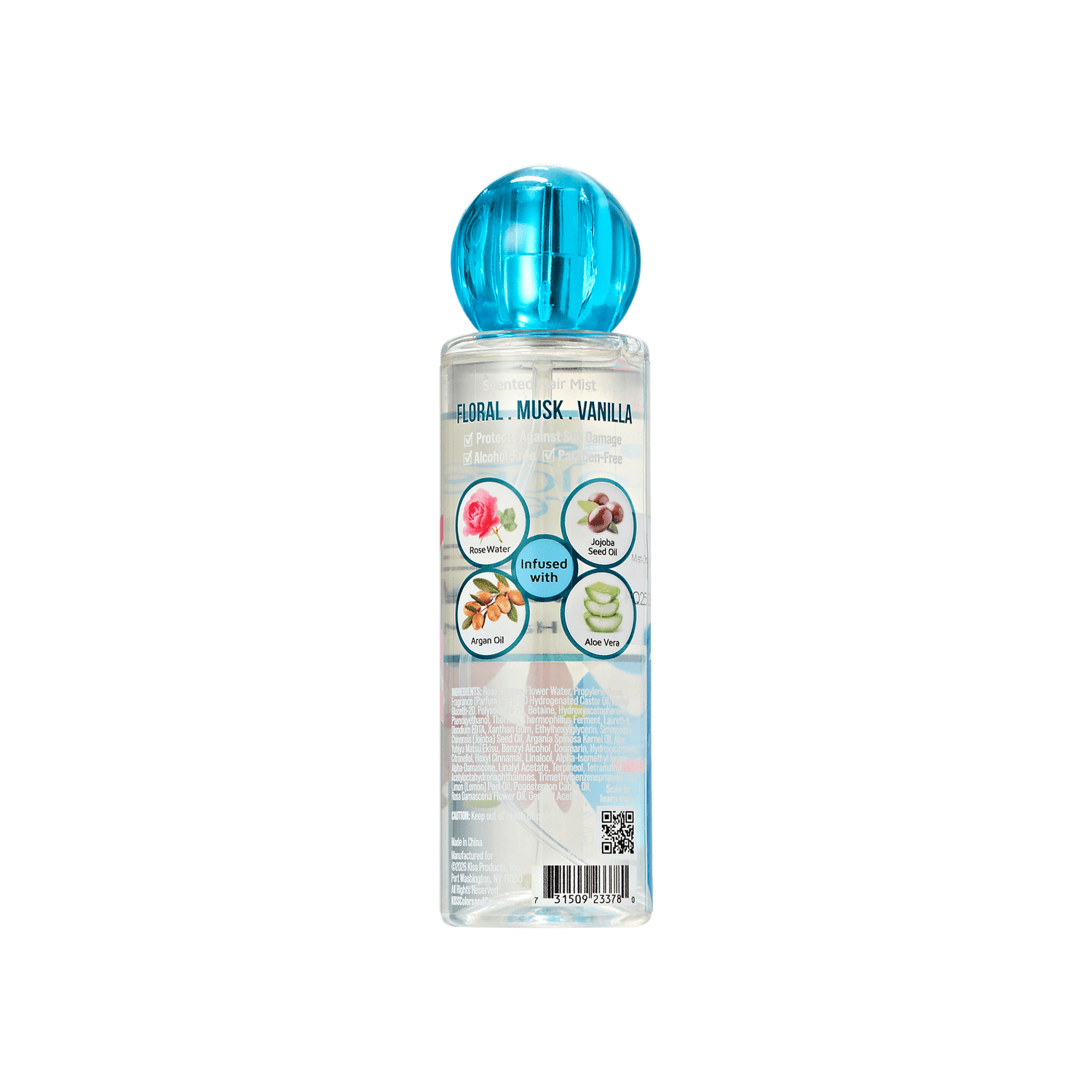 Kiss Colors & Care Clean Fragrance Hair Veil Mist, 4 oz. - Seville