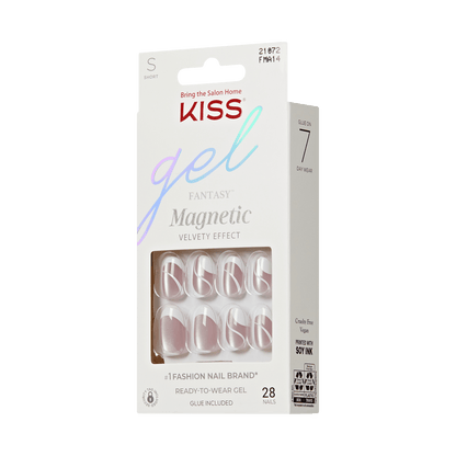 KISS Gel Fantasy Magnetic Press On Glue Nails - Guess