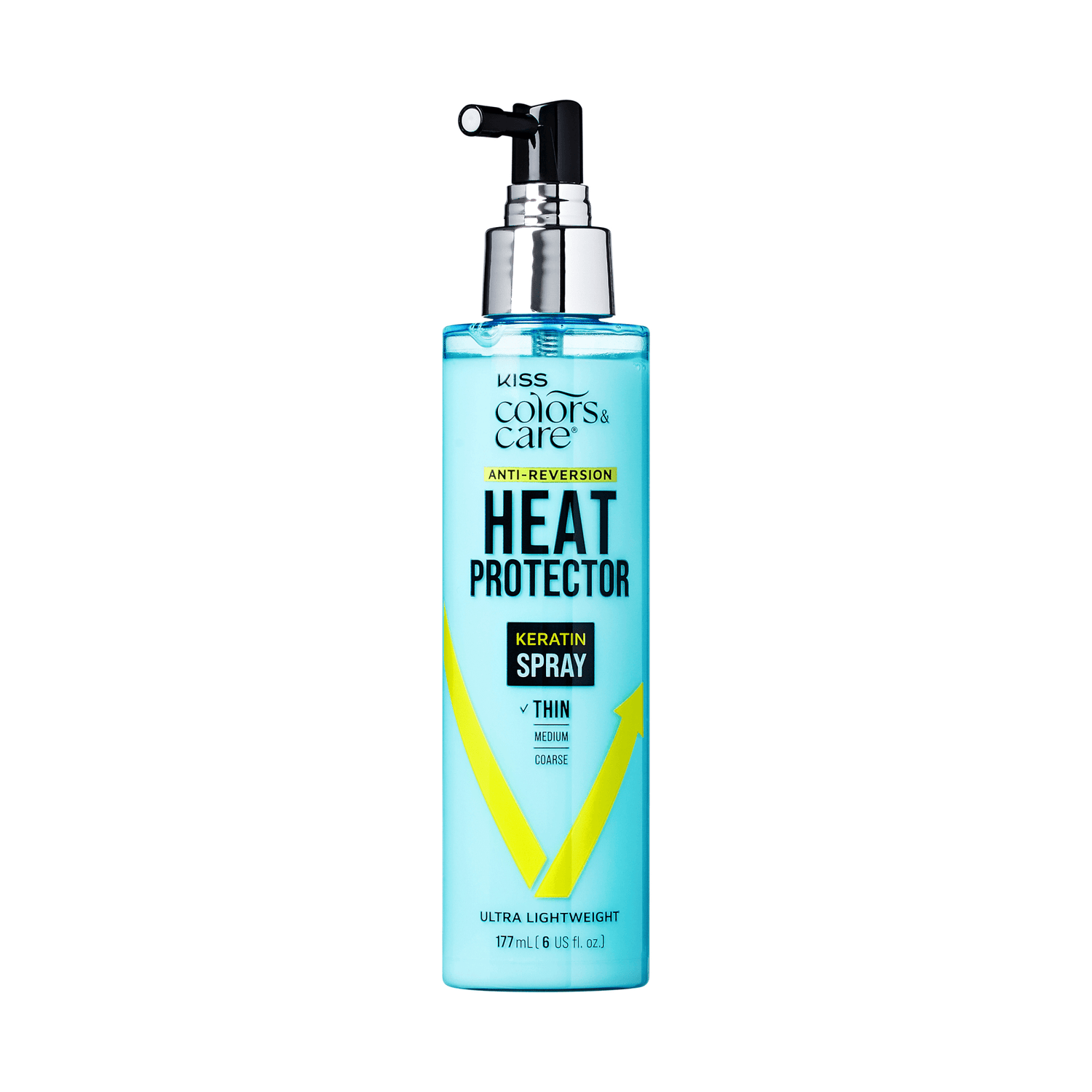 KISS Colors &amp; Care Anti-Reversion Heat Protector Keratin Spray