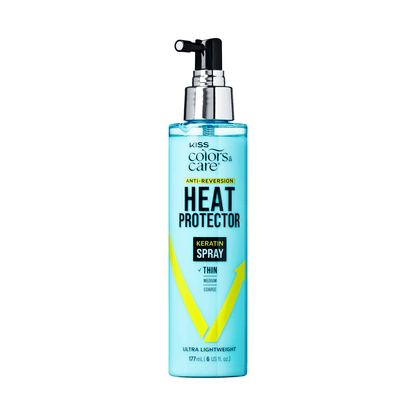 KISS Colors &amp; Care Anti-Reversion Heat Protector Keratin Spray