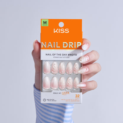 KISS NAIL DRIP Press On Glue Nails - Happy Grove