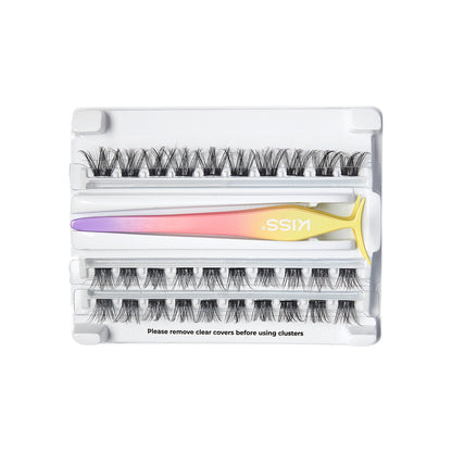 Voluminous & Curly | 30 Clusters imPRESS Falsies With Applicator 10mm-14mm No Glue Needed - Image 6