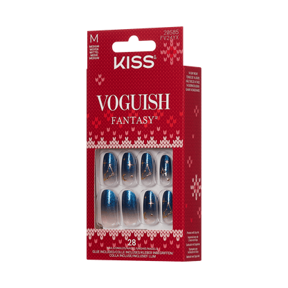 KISS Voguish Fantasy Holiday Press On Glue Nails - Merry Magic