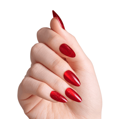 KISS Voguish Fantasy Holiday Press On Glue Nails - Carol for You