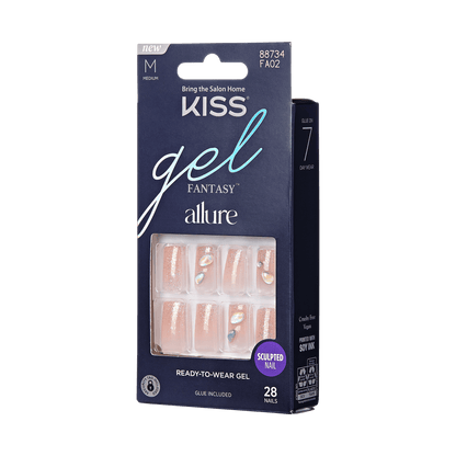 KISS Gel Fantasy Allure Press On Glue Nails - Transformation