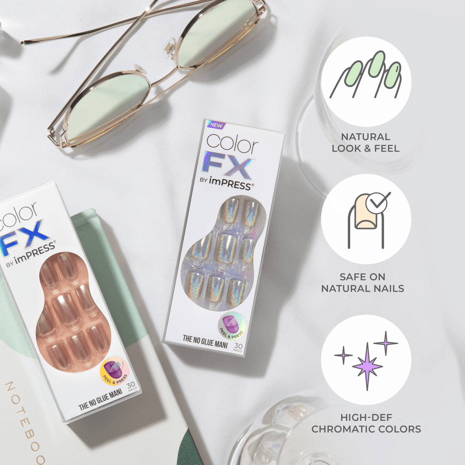 colorFX by imPRESS Press On Nails - Late Night