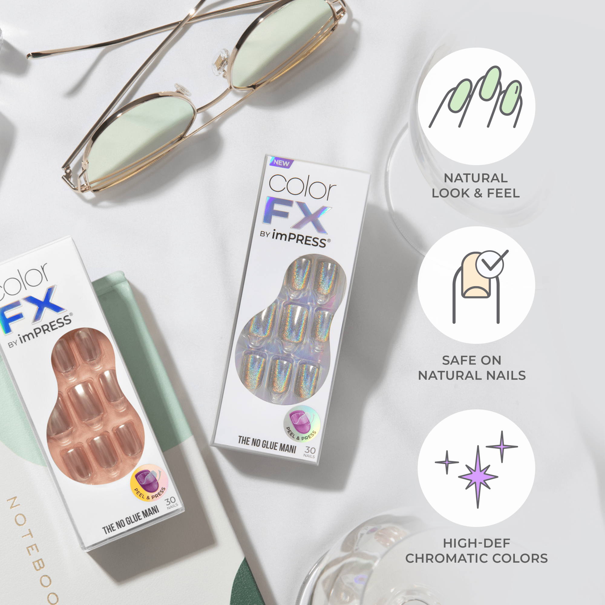colorFX by imPRESS Press On Nails - Late Night