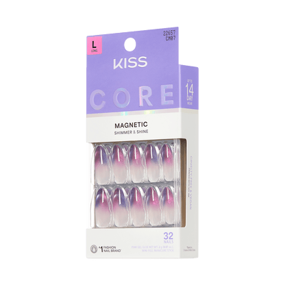 KISS CORE Magnetic Press On Glue Nails - Twinkling Stars