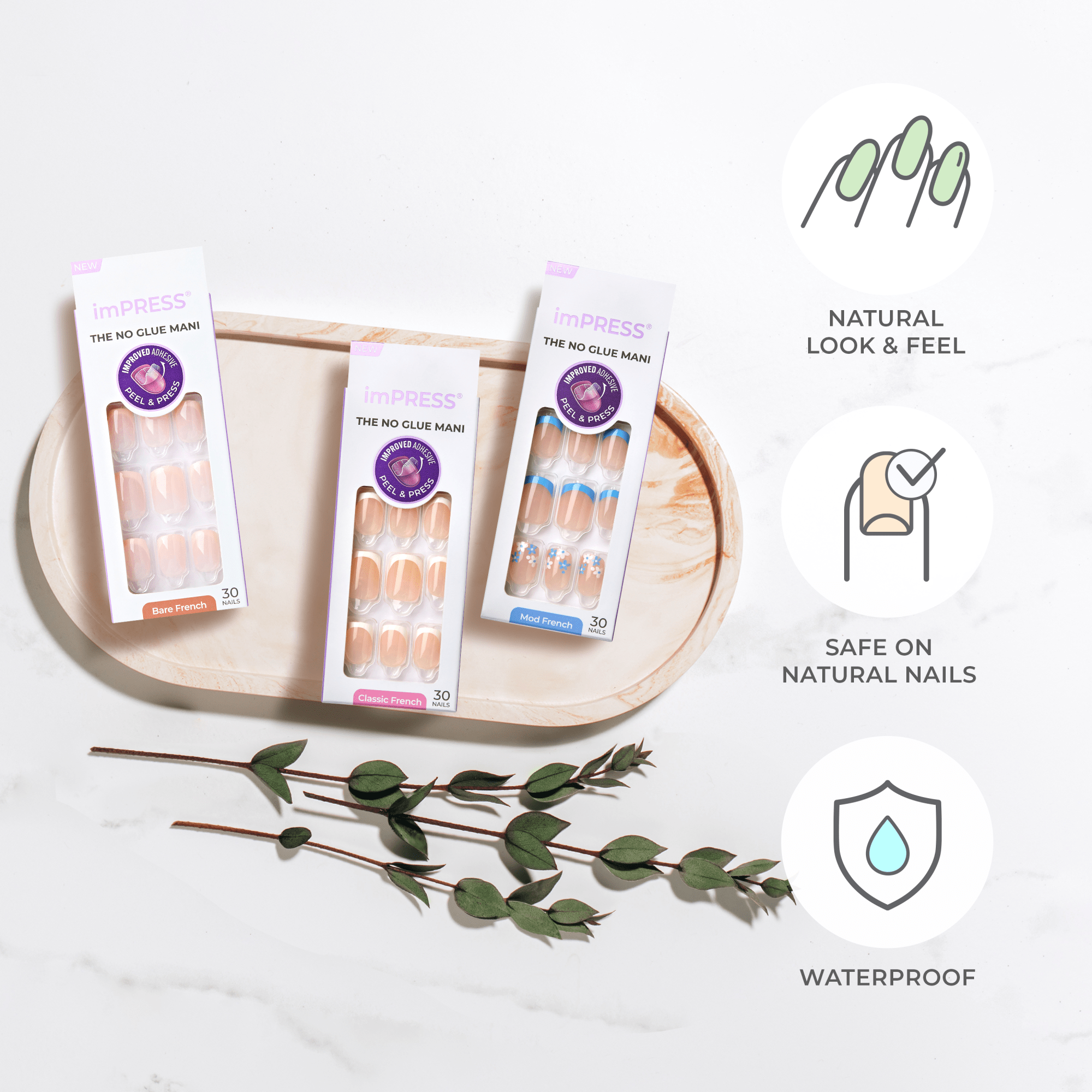 imPRESS French Press On Nails - Fearless