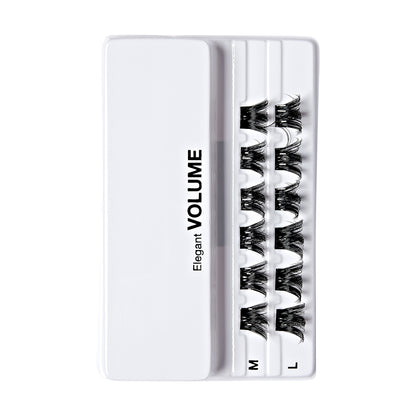 Elegant Volume | 12 Clusters imPRESS Falsies 12mm-14mm No Glue Needed - Image 7