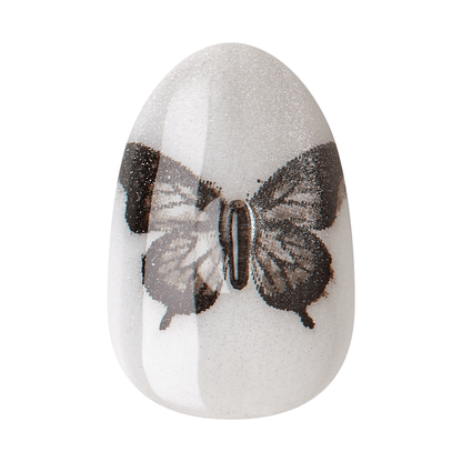 KISS Nail Drip Press On Glue Nails - Mocha Drip