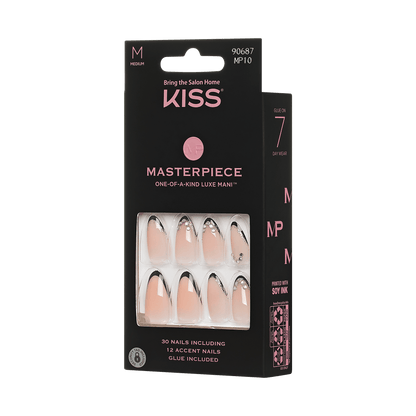 KISS Masterpiece Press On Glue Nails - Perfection