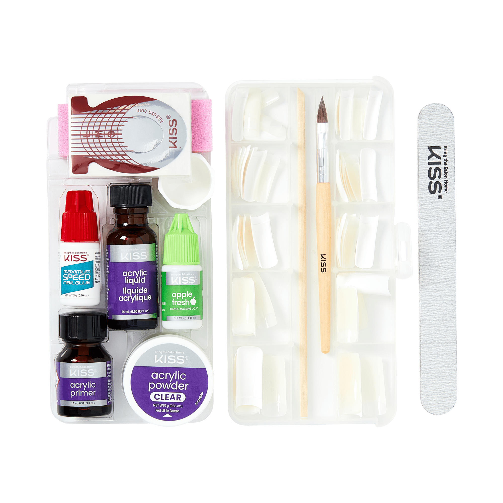 KISS Salon Acrylic French Nails Kit - Thumbnail 2