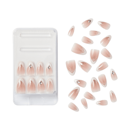KISS Classy Premium Press On Glue Nails - Croissant City