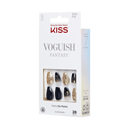 KISS Voguish Fantasy Press On Glue Nails - Hush Rush