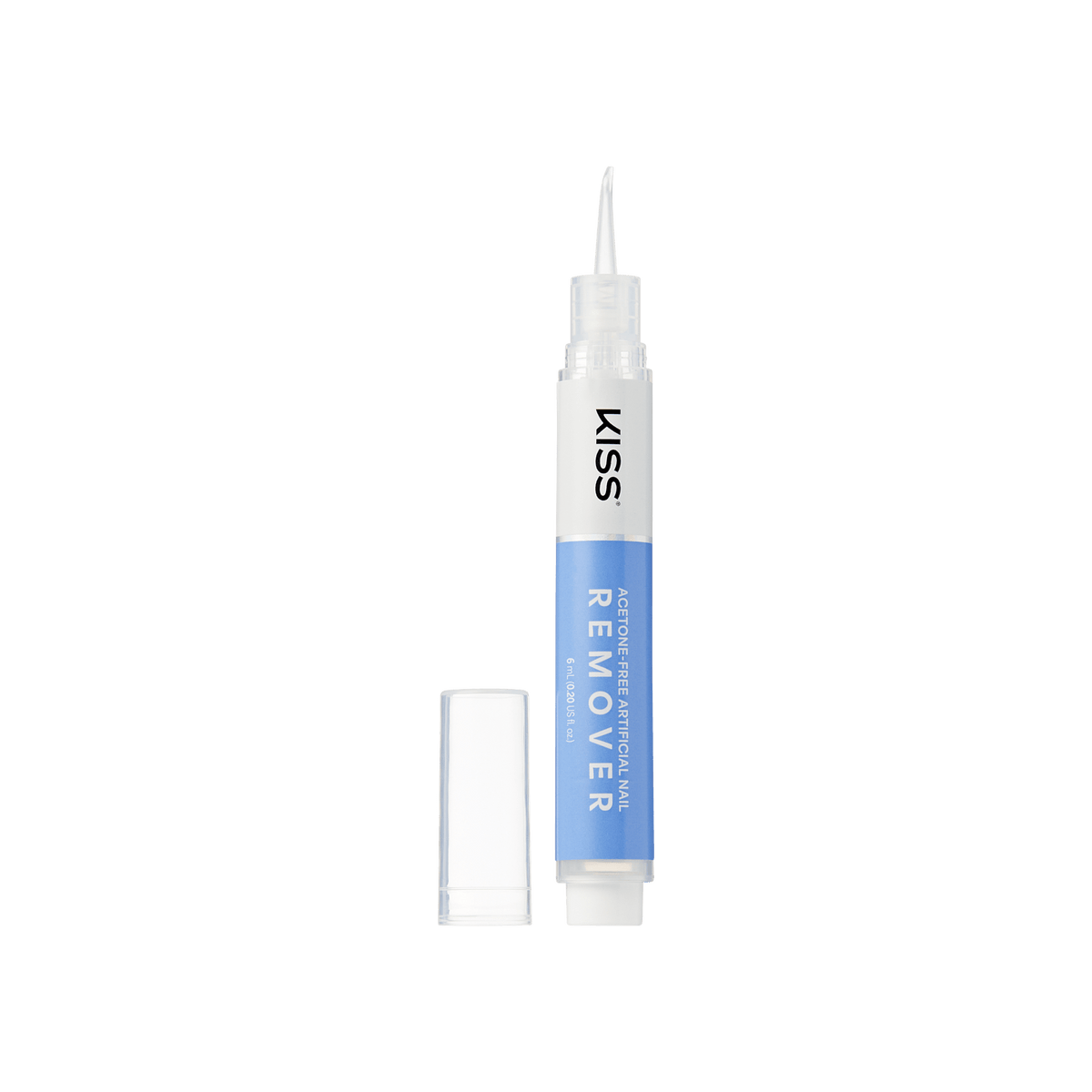 Kiss Acetone-Free Artificial Nail Remover Pen | Fake Nail Remover, Press-On Remover, Precision Tip for Gentle Removal, Non-Damaging, Vitamin E &amp; Keratin Infused, 0.2 fl. oz.