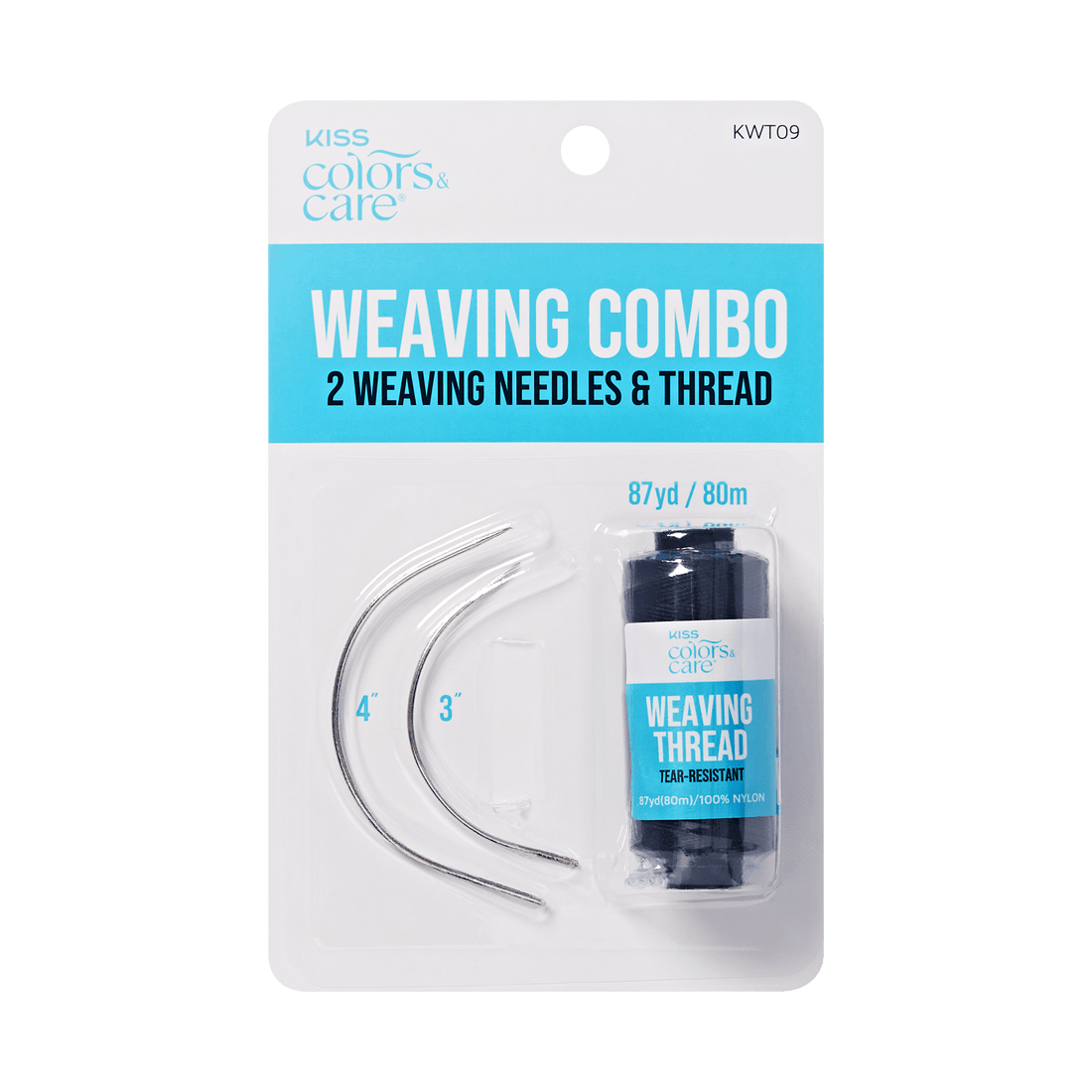 KISS Colors &amp; Care Weaving Combo Needle &amp; Thread Set