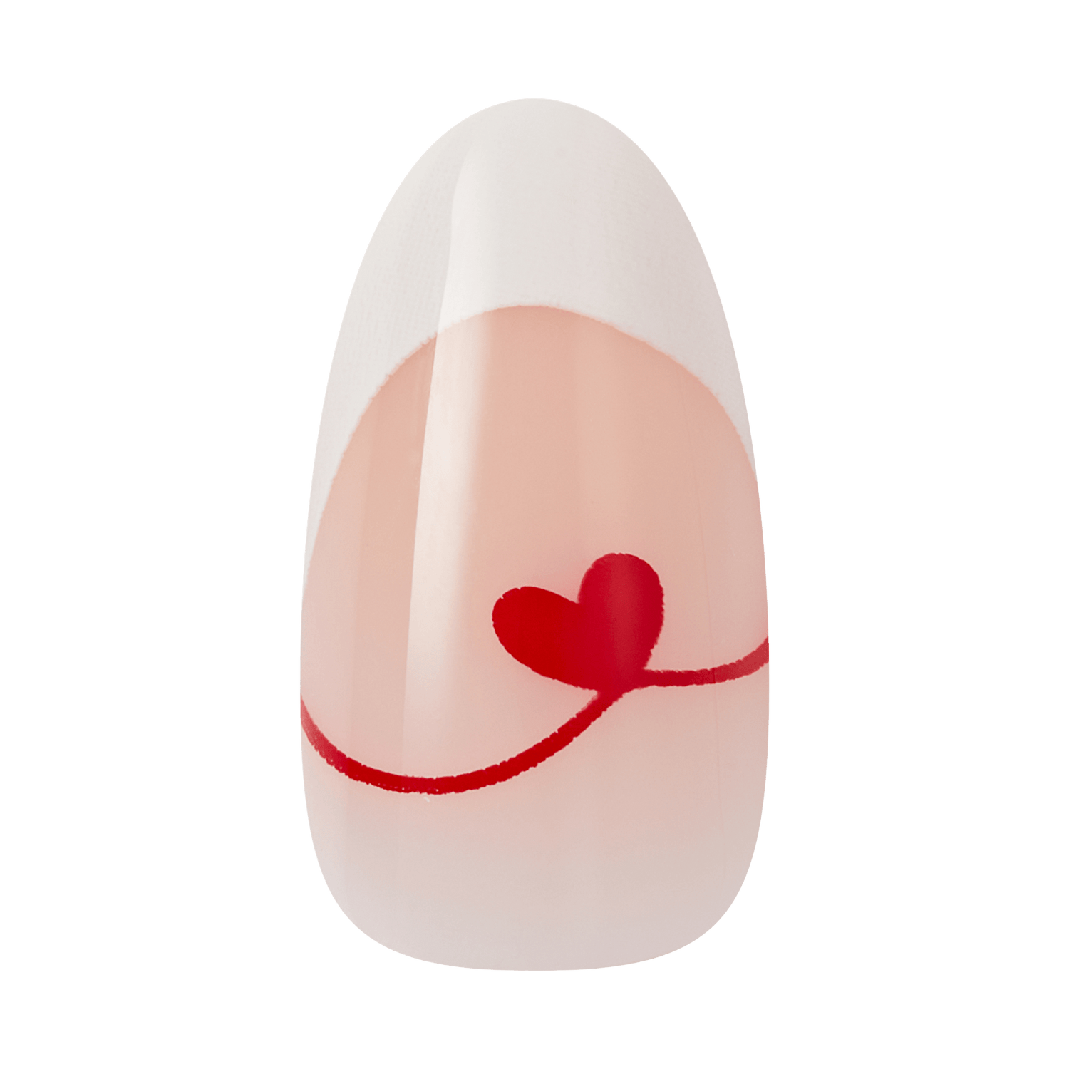 KISS LOVE Design Press On Glue Nails - Cupid&