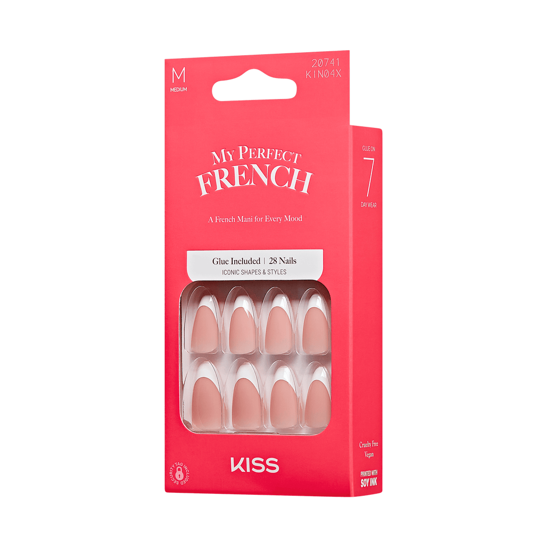 KISS My Perfect French Press On Glue Nails - All You Love