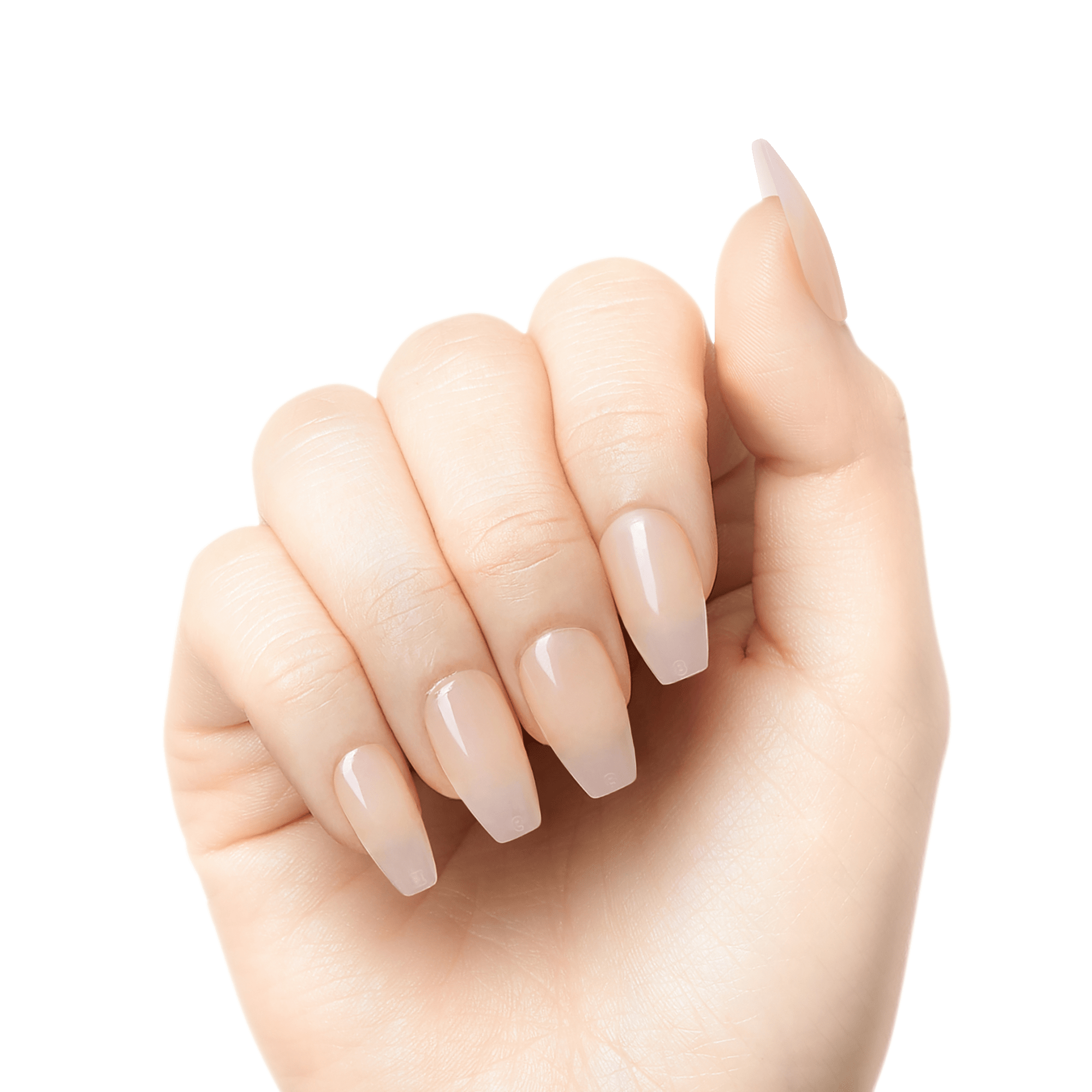 KISS Bare but Better Press On Glue Nails - Embrace It