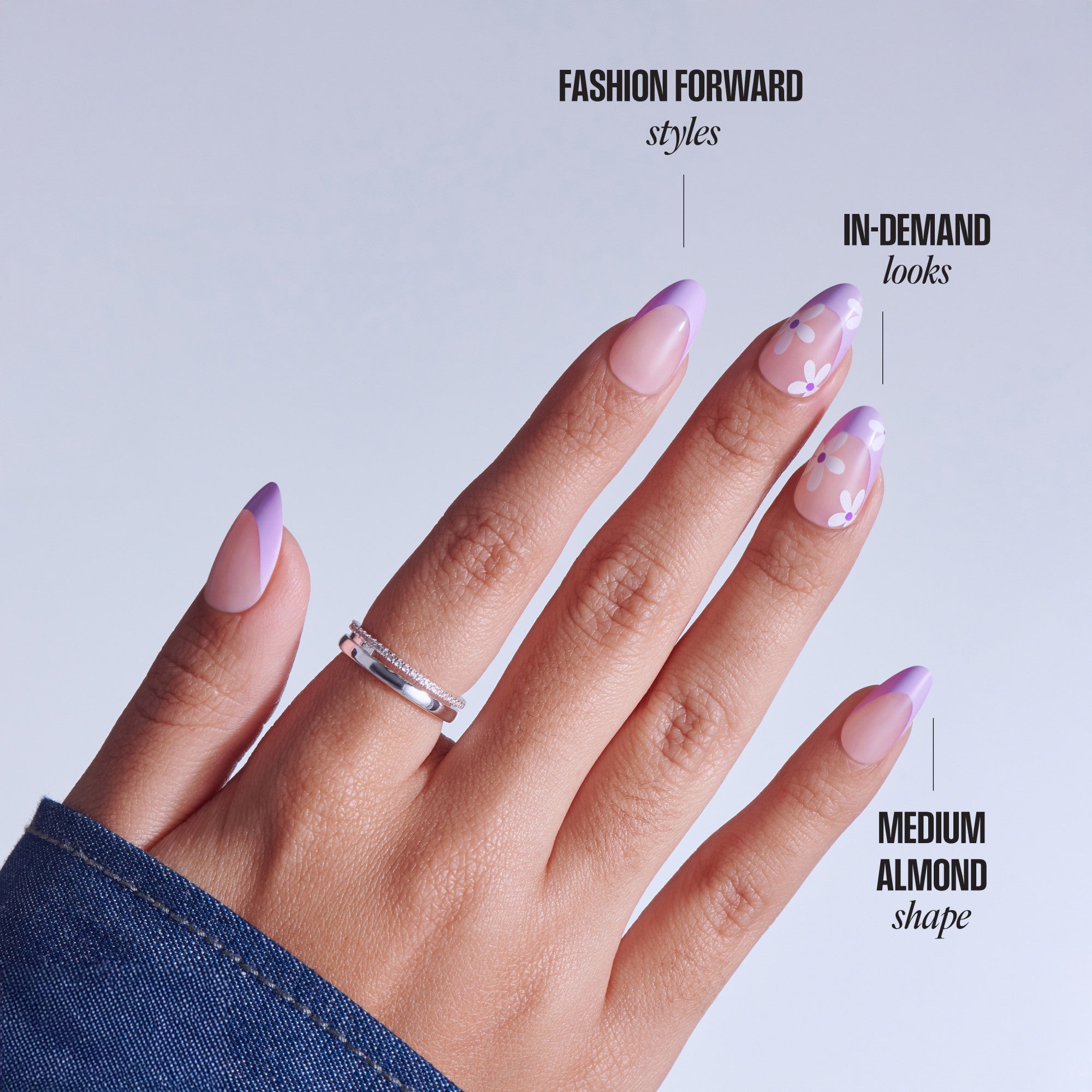 KISS CORE Design Press On Glue Nails - Chasing Sunshine