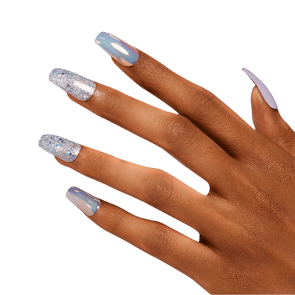 KISS Gel Fantasy Press On Glue Nails - Rainbow Rings