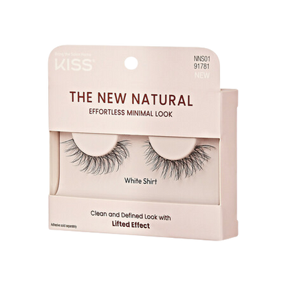KISS The New Natural full strip false eyelashes in shade \