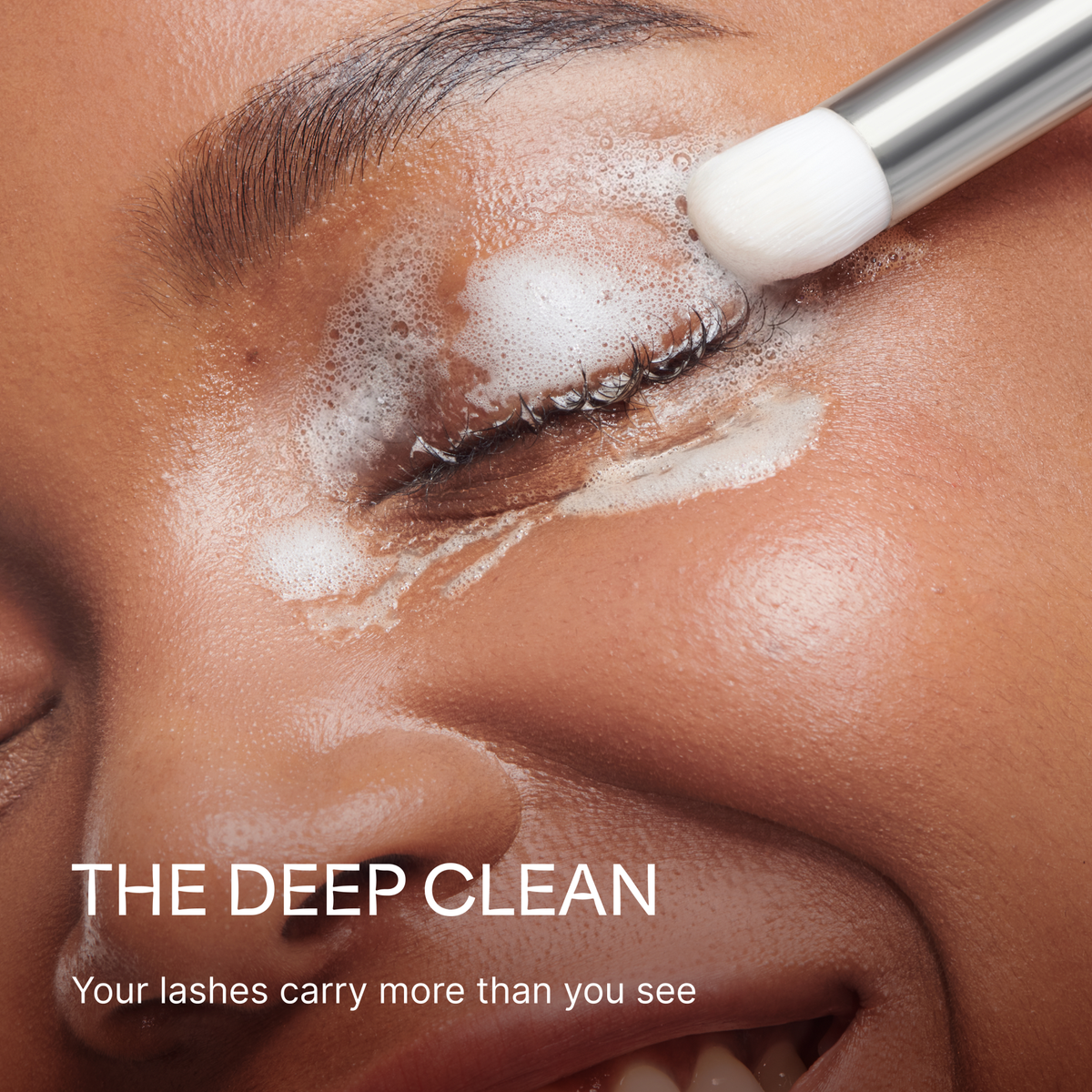 Kiss Lash Foaming Shampoo &amp; Lash Cleaning Brush | 100 mL