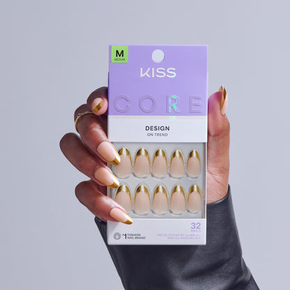 KISS CORE Design Press On Glue Nails - Together