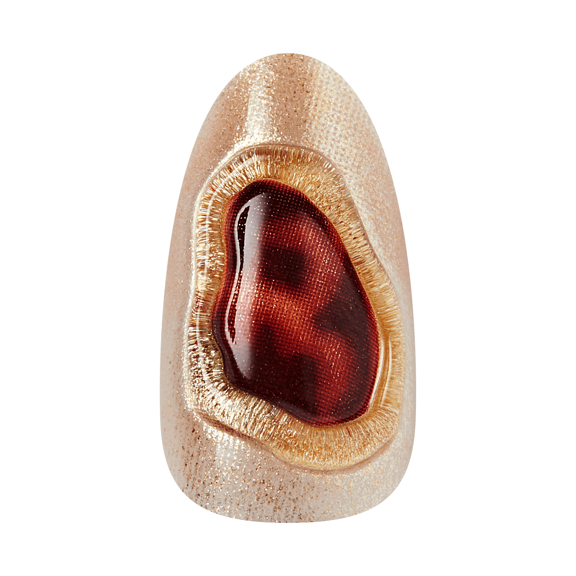 KISS NAIL DRIP Press On Glue Nails - Lively Whisper