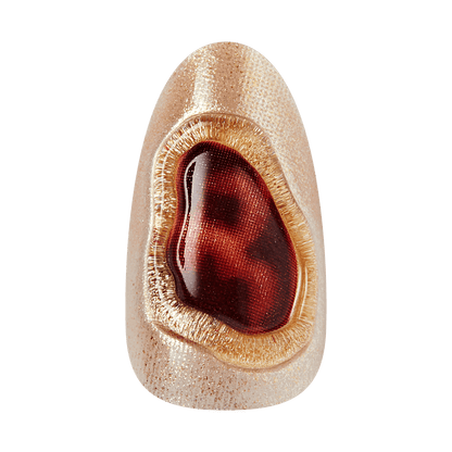 KISS NAIL DRIP Press On Glue Nails - Lively Whisper