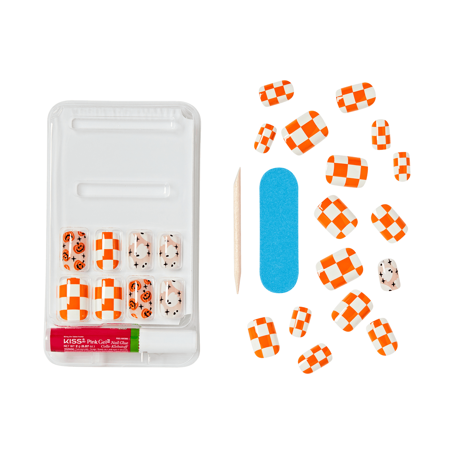 KISS Salon Design Halloween Press On Glue Nails - How Cinematic