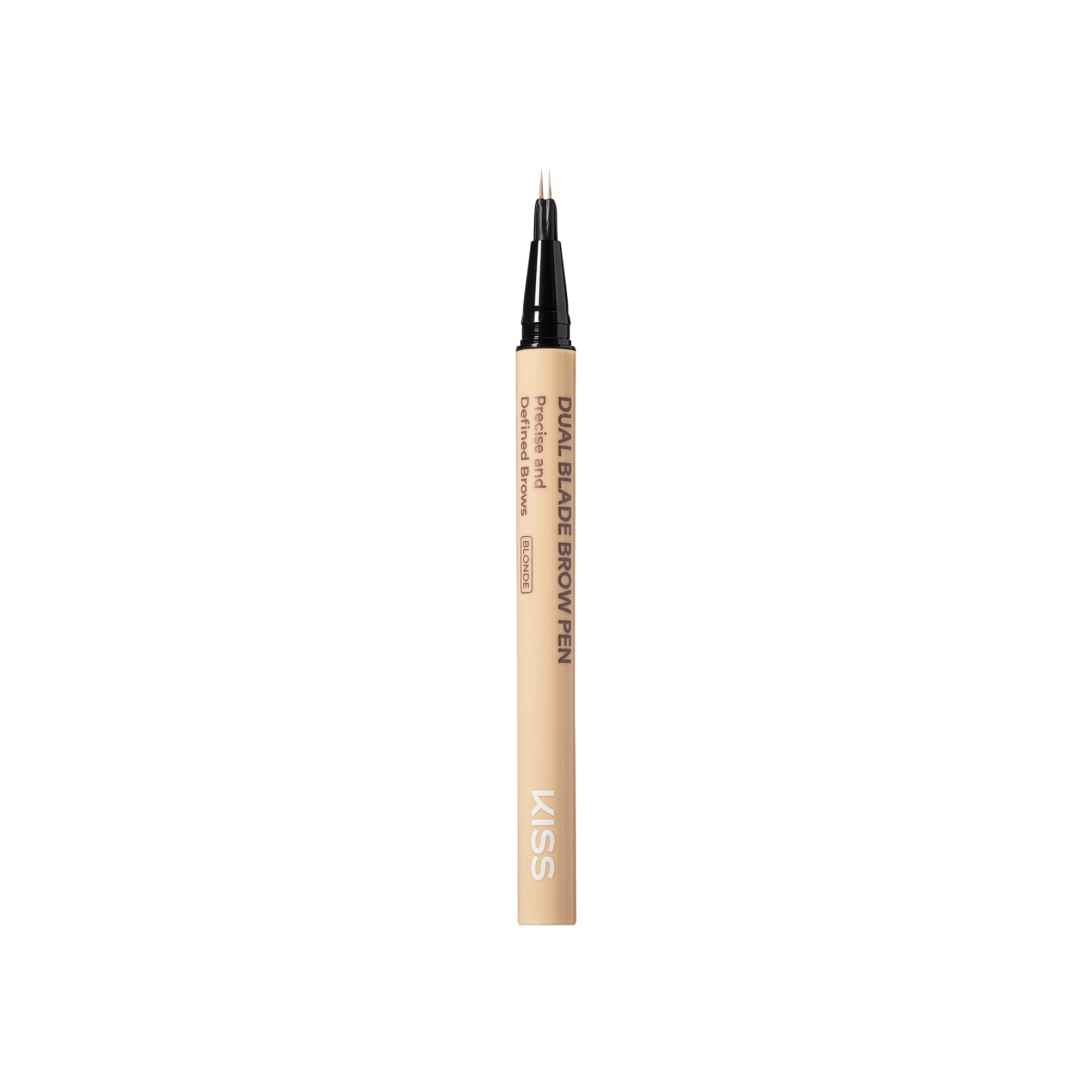 Kiss Dual Blade Brow Pen - Blonde | Smudge Free