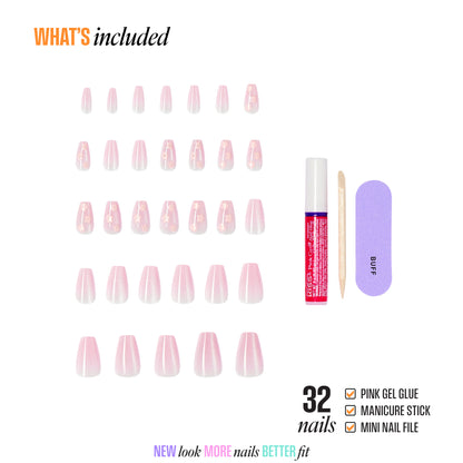 KISS NAIL DRIP Press On Glue Nails - Harmonious