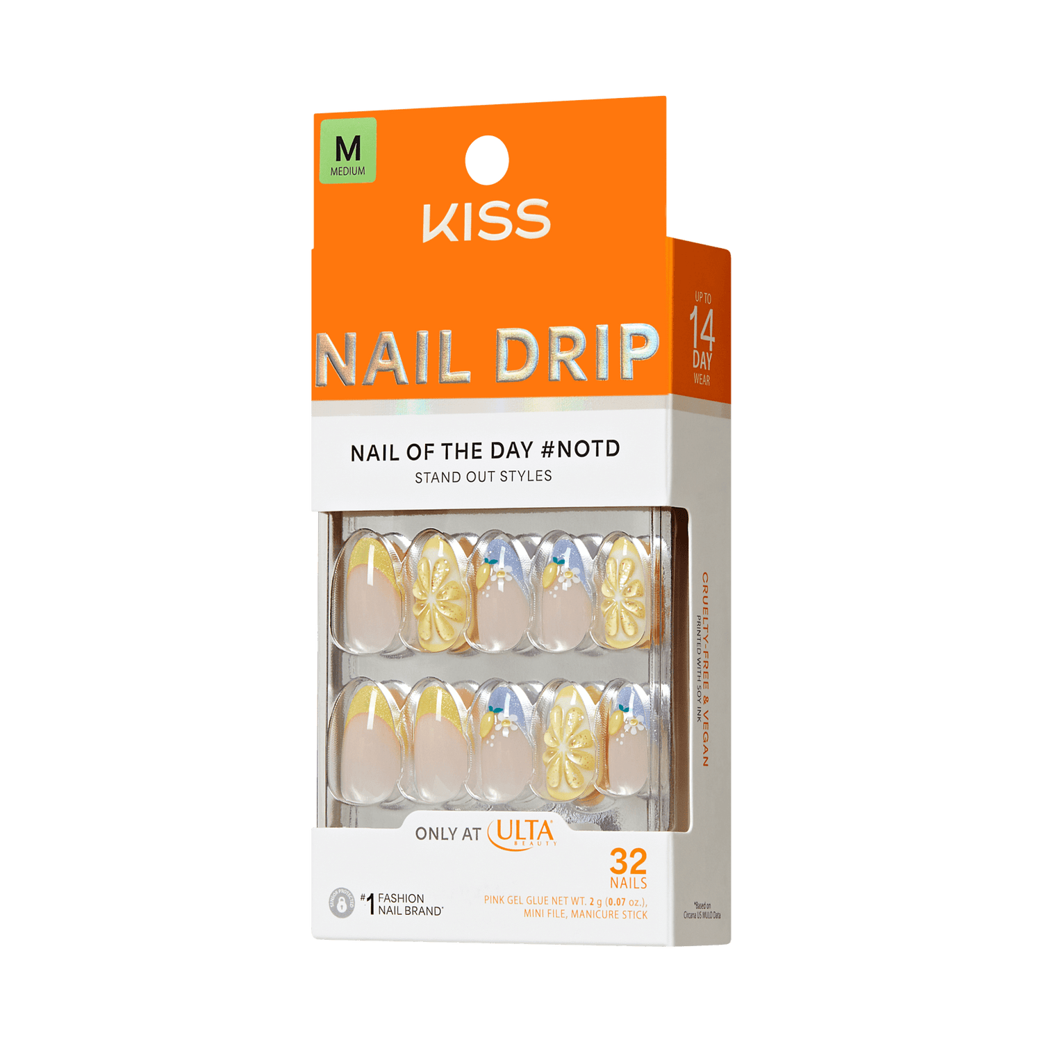 KISS NAIL DRIP Press On Glue Nails - Euphoric Leap