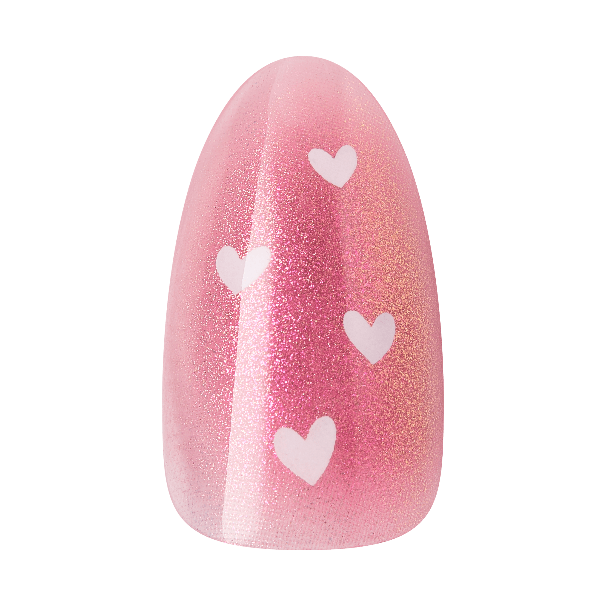 KISS LOVE Design Press On Glue Nails - My Forever Valentine