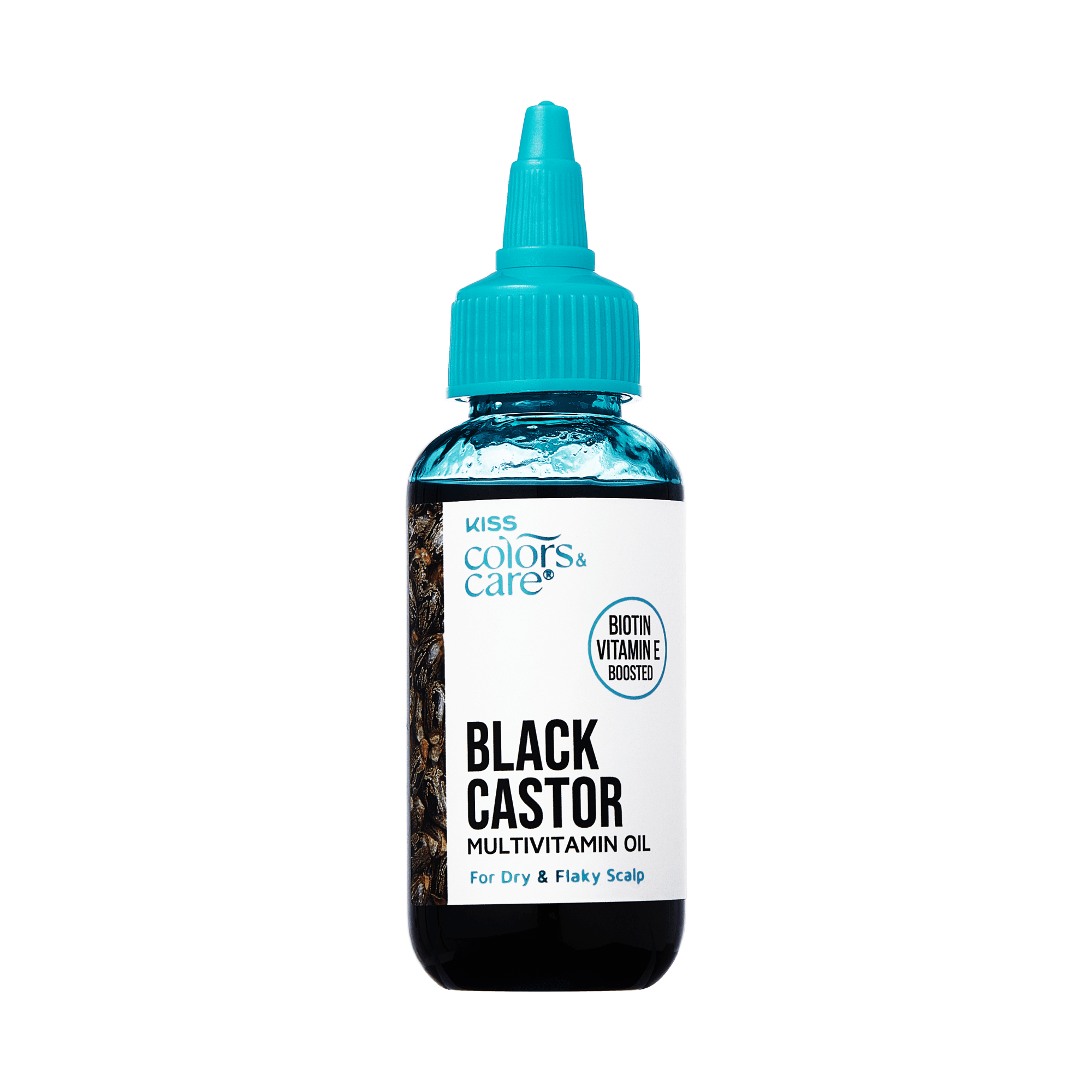 KISS Colors &amp; Care Multivitamin Oil &amp; Gua Sha - Black Castor