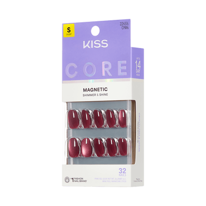 KISS CORE Magnetic Press On Glue Nails - Flaming