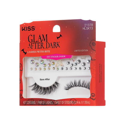 KISS Halloween Lashes &amp; Gem Sticker - Bare Affair