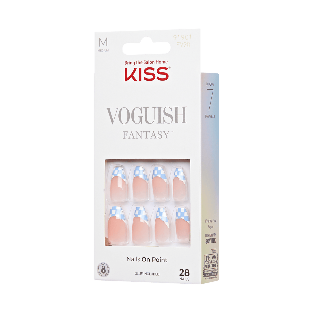 Packaging for KISS Voguish Fantasy nails in &