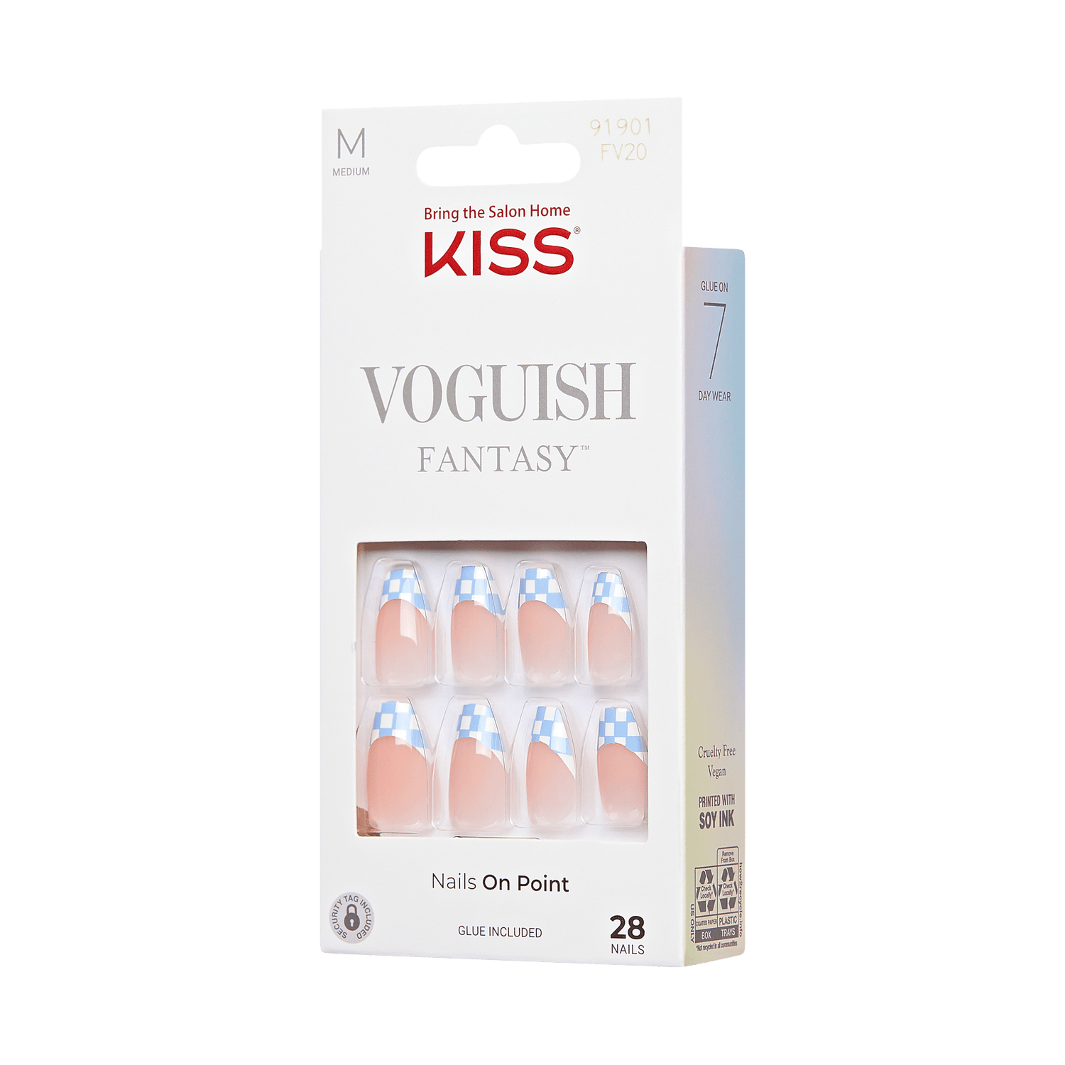 Packaging for KISS Voguish Fantasy nails in &