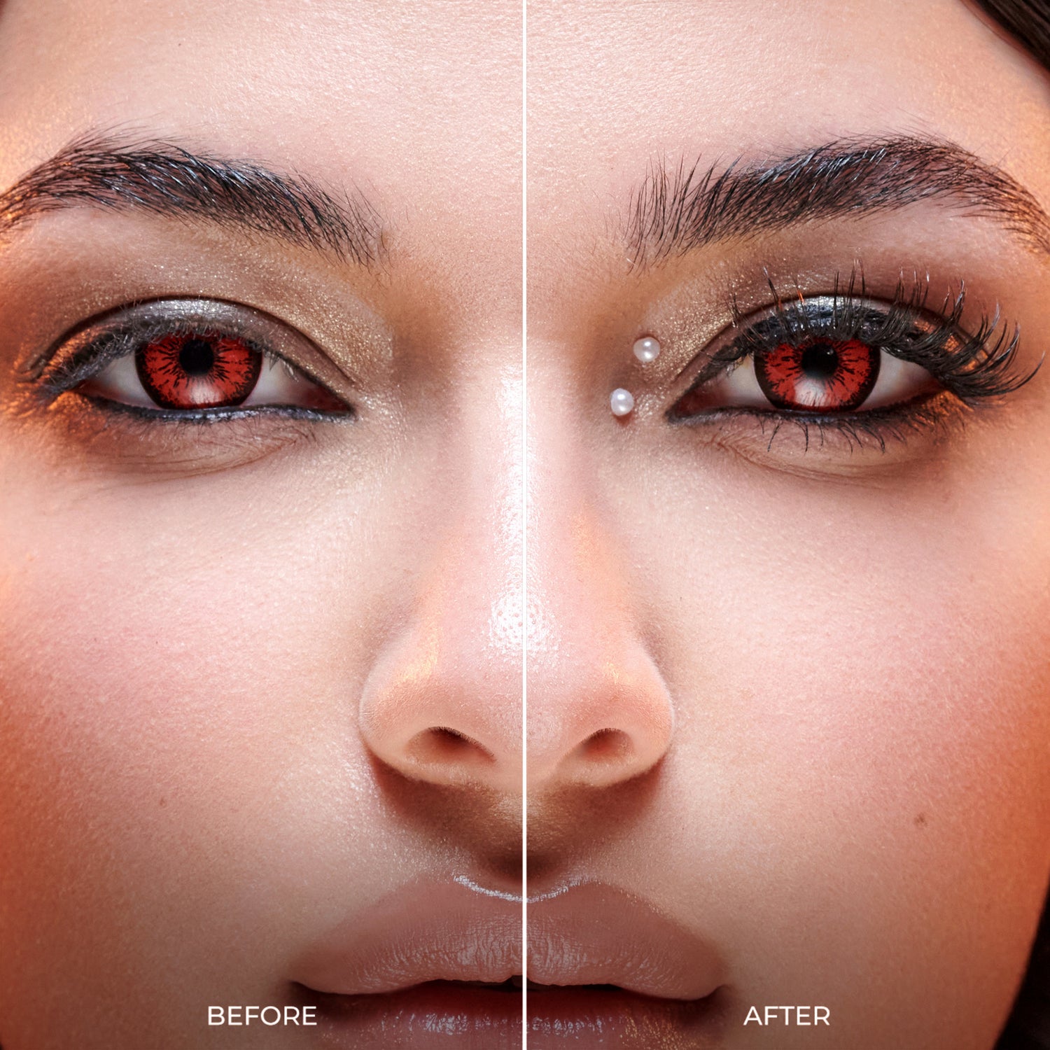 KISS Halloween Lashes &amp; Gem Sticker – Royal Silk