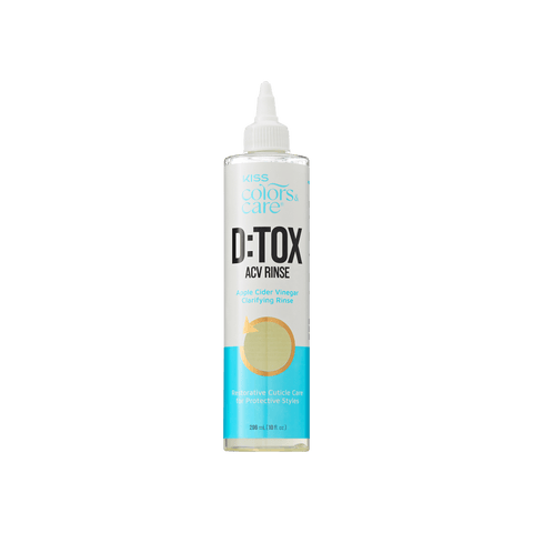 Kiss Colors & Care D:TOX Hair Detox ACV Rinse, 10 oz. – KISS USA