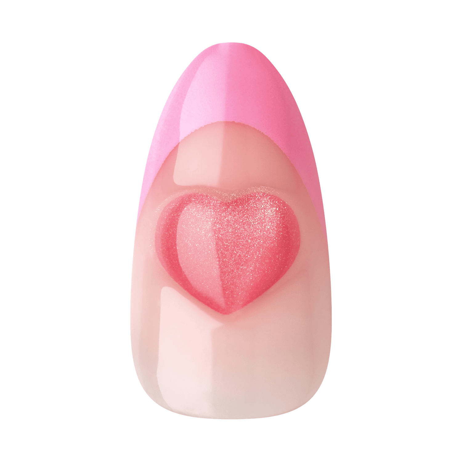 KISS Nail Drip Press On Glue Nails - Latte Drip