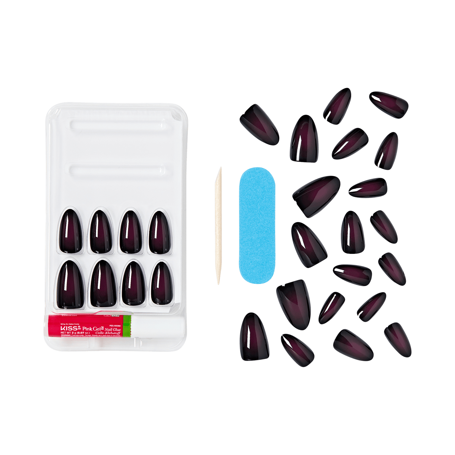 KISS Voguish Fantasy Halloween Press On Glue Nails - Jumpin&