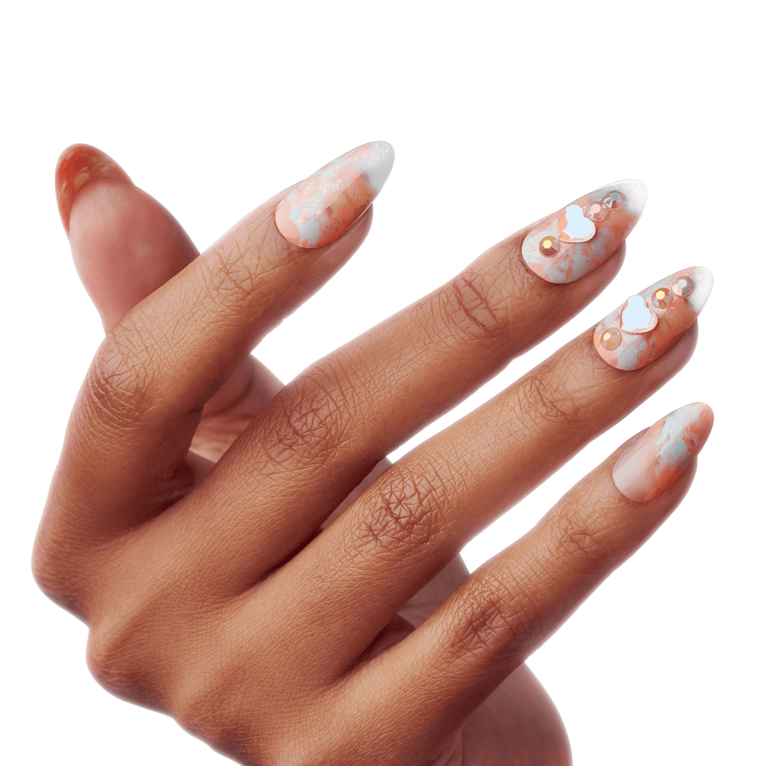 KISS Majestic Dream Press On Glue Nails - Beach Walk