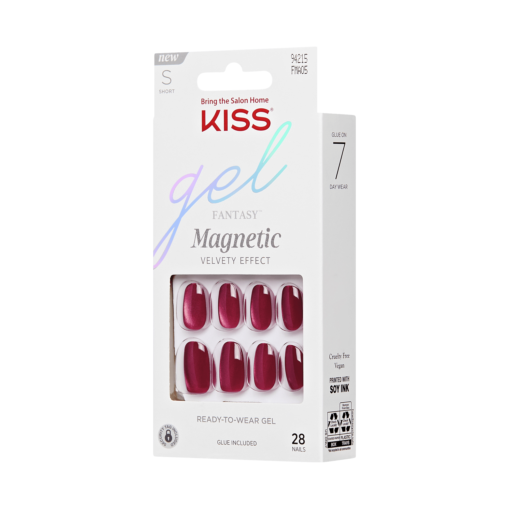 KISS Gel Fantasy Magnetic Press On Glue Nails - Set Us Free